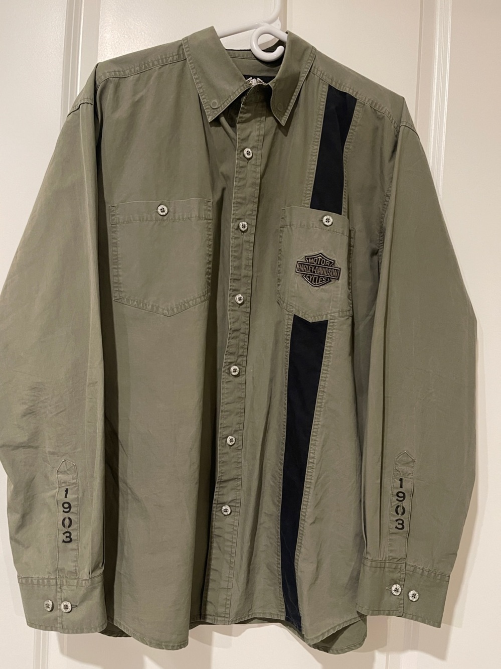 Harley-Davidson Field Jacket with Embroidered Eagle Patch